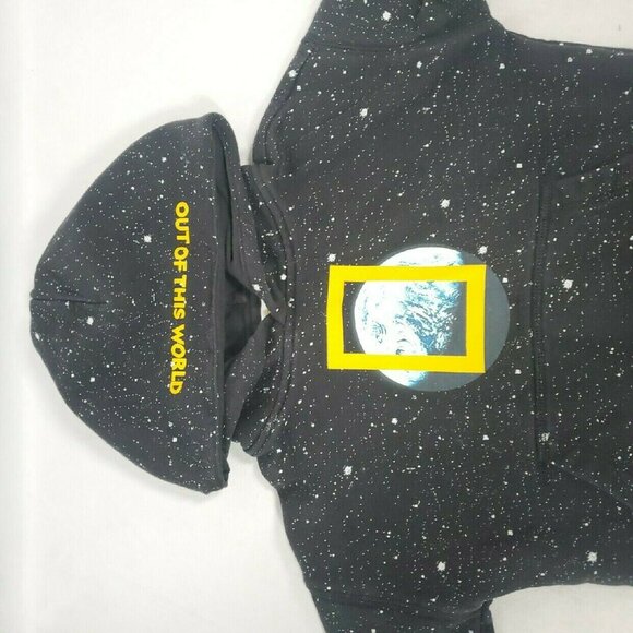 Gap Kids National Geographic Hoodie Sz XS Out Of This World Pullover - Picture 4 of 7